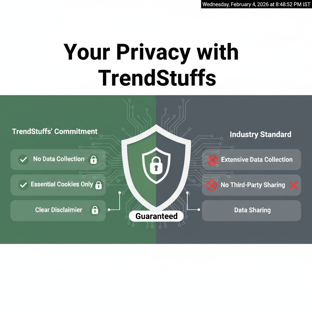 Privacy and security features of TrendStuffs Video Booster compared to industry standards